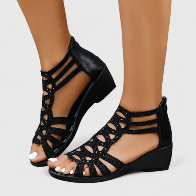 Elowen | Orthopedic Strappy Wedge Sandals