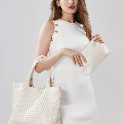 Elowyn | Women's Woven Tote Bag – Large Carryall