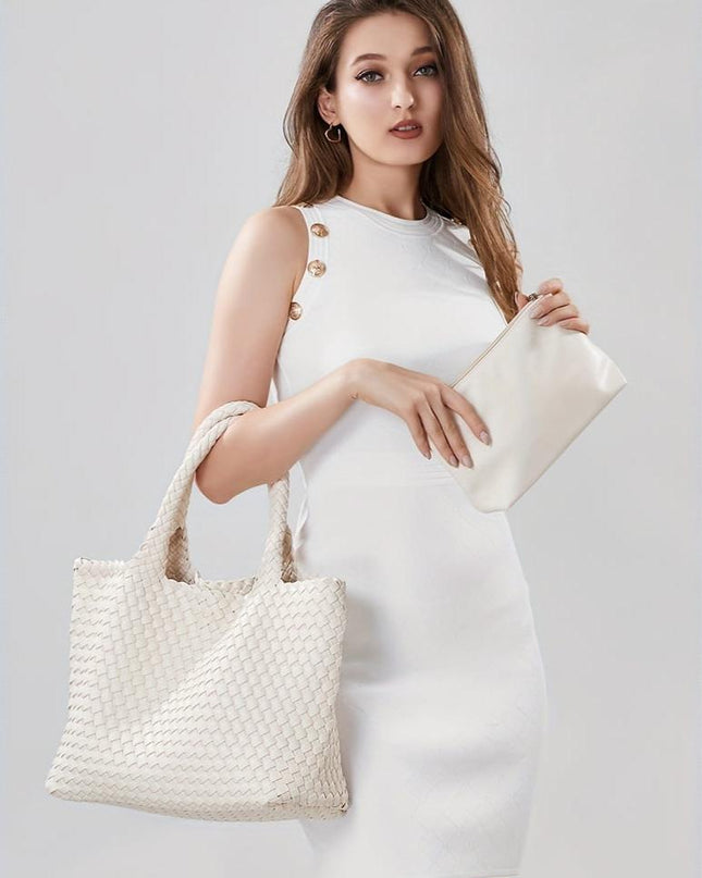 Elowyn | Women's Woven Tote Bag – Large Carryall