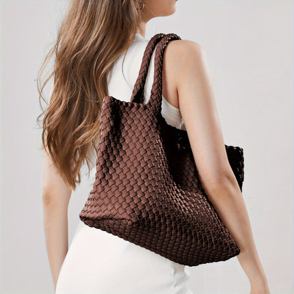 Elowyn | Women's Woven Tote Bag – Large Carryall
