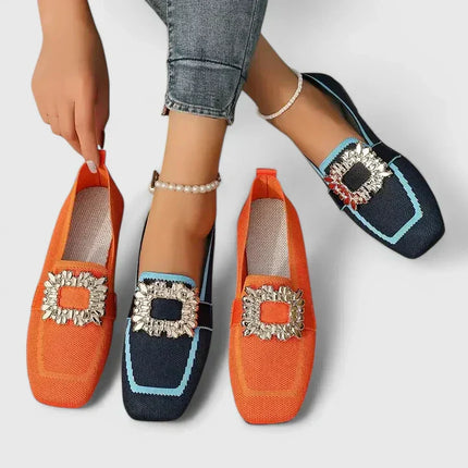Estella | Comfort Square Toe Loafers