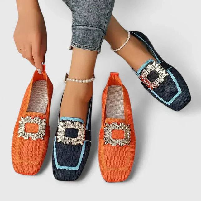 Estella | Comfort Square Toe Loafers