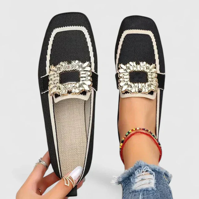 Estella | Comfort Square Toe Loafers