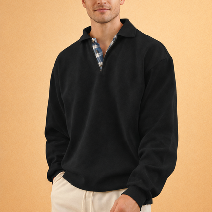 Ethan | Smart Everyday Long Sleeve Polo Shirt for Men