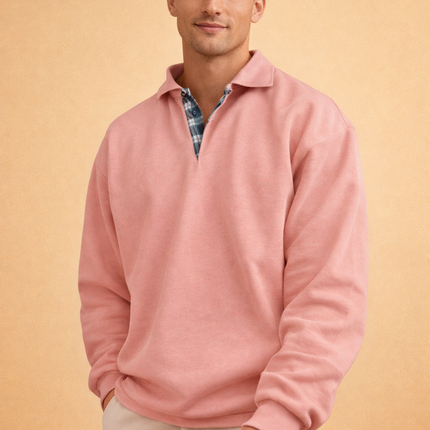 Ethan | Smart Everyday Long Sleeve Polo Shirt for Men