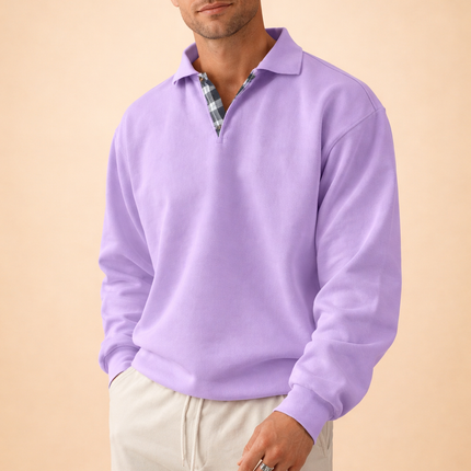 Ethan | Smart Everyday Long Sleeve Polo Shirt for Men