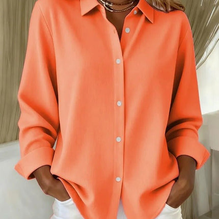 Evadne | Women's Button Down Shirt – Oversized Fit