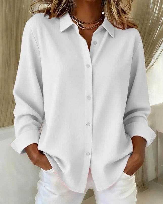 Evadne | Women's Button Down Shirt – Oversized Fit