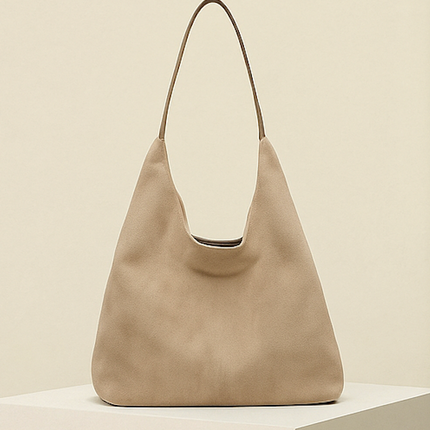 Evadne | Women's Vegan Suede Hobo Bag – Soft Tote