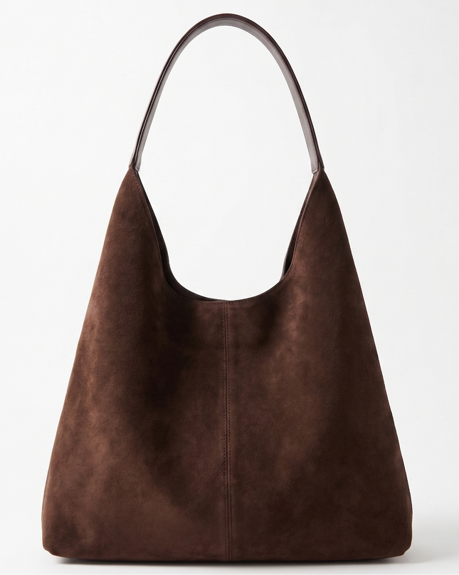 Evadne | Women's Vegan Suede Hobo Bag – Soft Tote