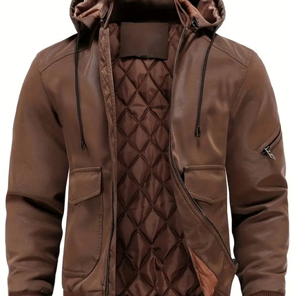 Evander | Men's Winter Jacket – Hooded Lined Design