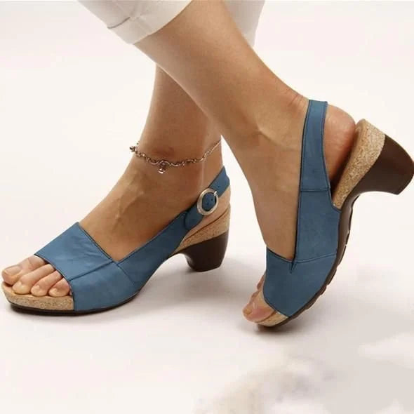 Fallon | Block Heel Slingback Sandals