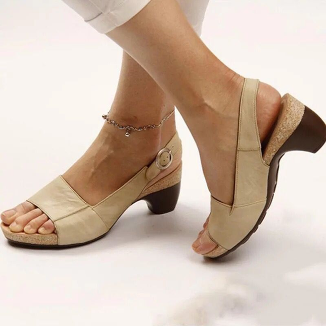 Fallon | Block Heel Slingback Sandals