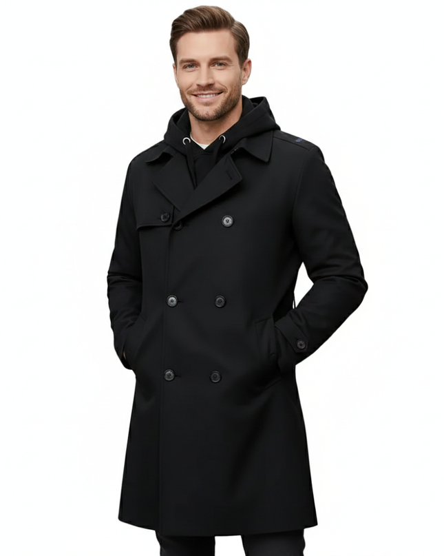 Gian | Men's Double-Breasted Trench Coat