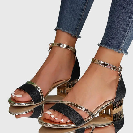 Giselle | Strappy Block Heel Sandals