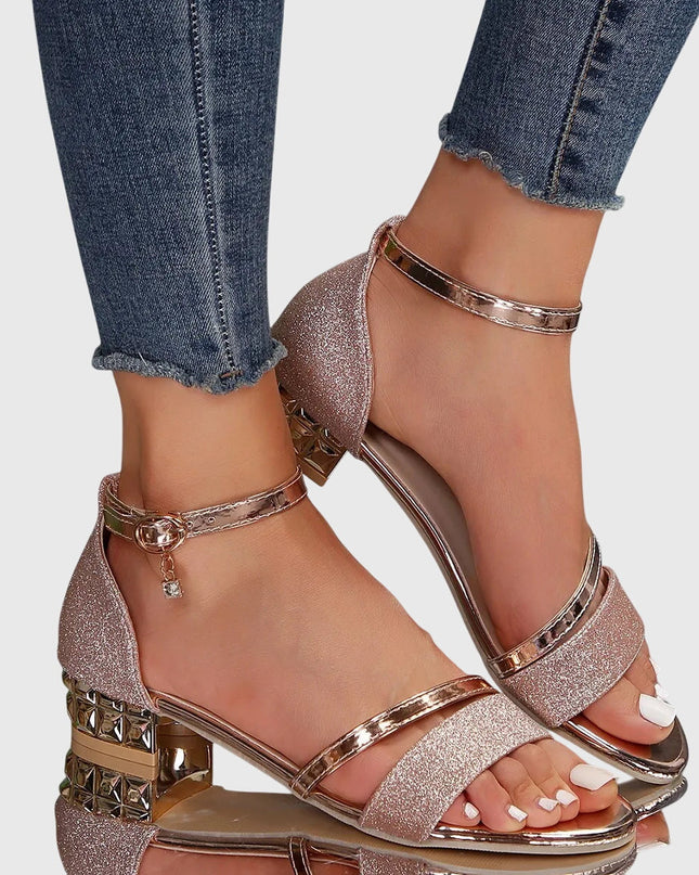 Giselle | Strappy Block Heel Sandals