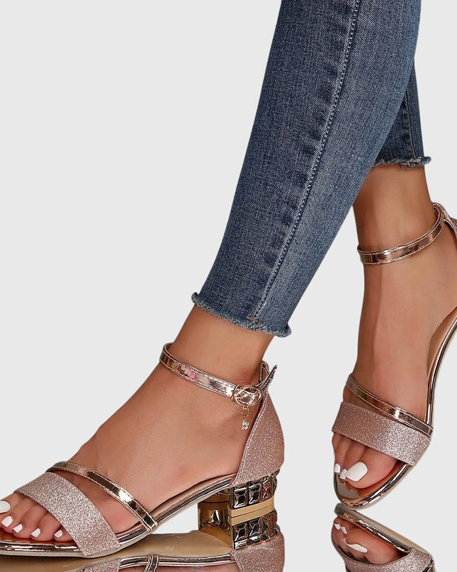 Giselle | Strappy Block Heel Sandals