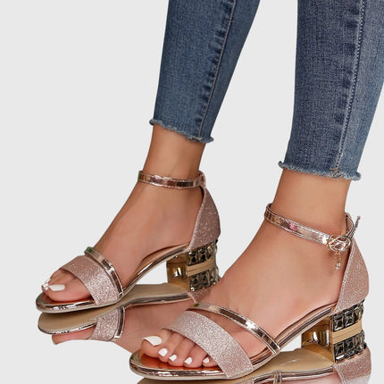 Giselle | Strappy Block Heel Sandals