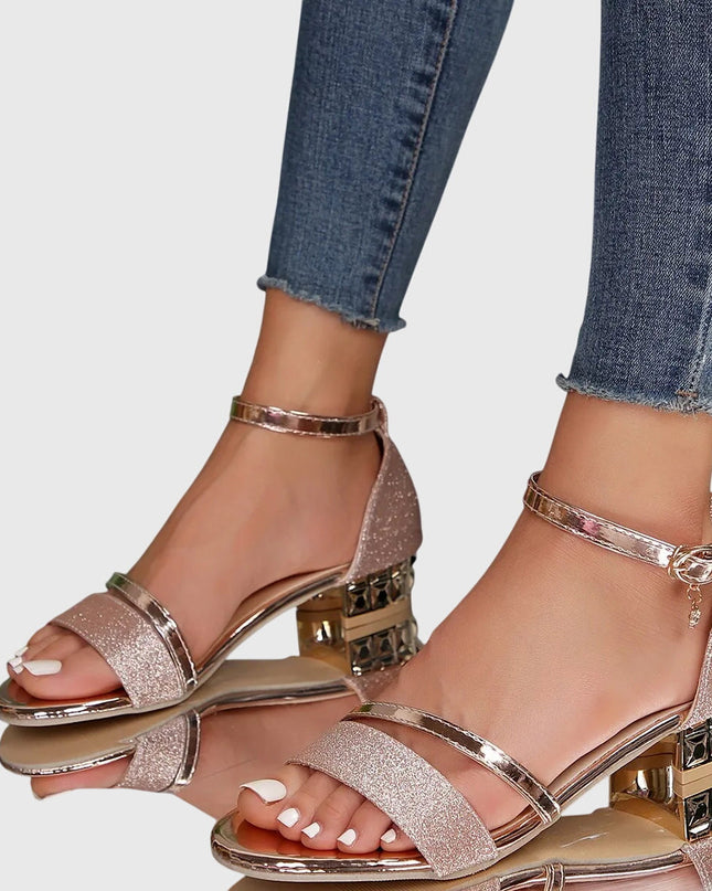 Giselle | Strappy Block Heel Sandals