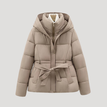 Hadley | Women's Puffer Jacket Hooded Belted Winter