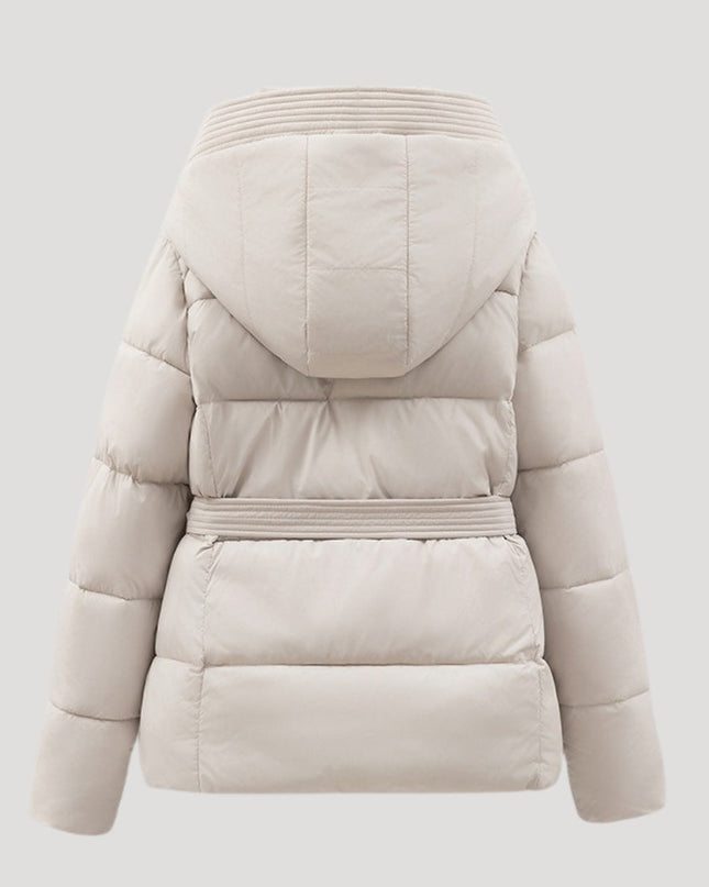 Hadley | Women's Puffer Jacket Hooded Belted Winter