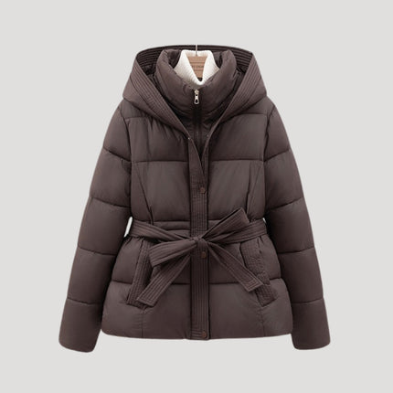 Hadley | Women's Puffer Jacket Hooded Belted Winter