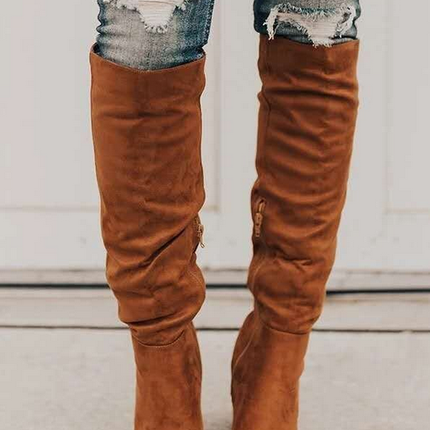 Eliana | Women's Boots – Knee-High Block Heel Boots