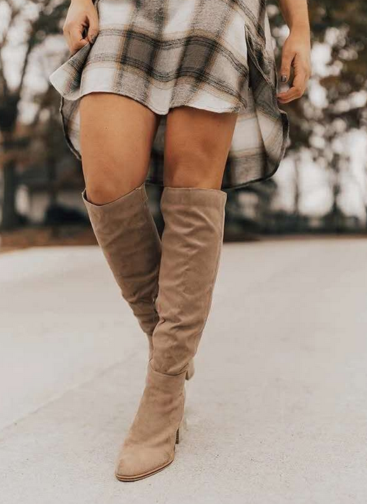 Eliana | Women's Boots – Knee-High Block Heel Boots