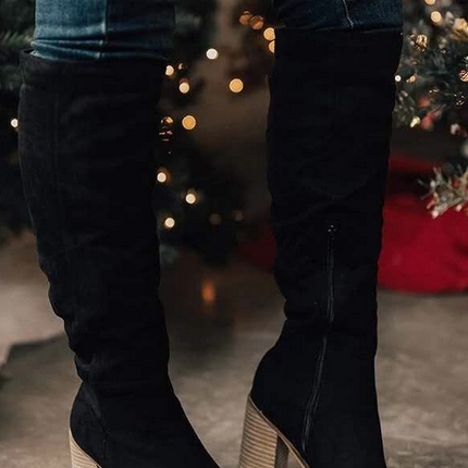 Eliana | Women's Boots – Knee-High Block Heel Boots