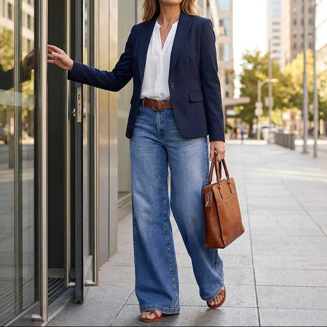 Isabeau | Women's Jeans – Relaxed Wide-Leg Fit