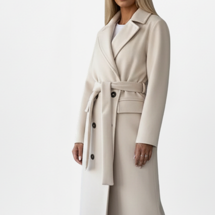 Isabelle | Timeless Elegance Trench Coat with Belted Fit