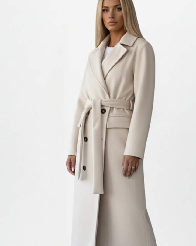 Isabelle | Timeless Elegance Trench Coat with Belted Fit