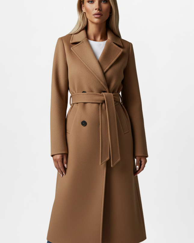 Isabelle | Timeless Elegance Trench Coat with Belted Fit