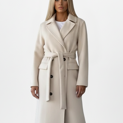 Isabelle | Timeless Elegance Trench Coat with Belted Fit
