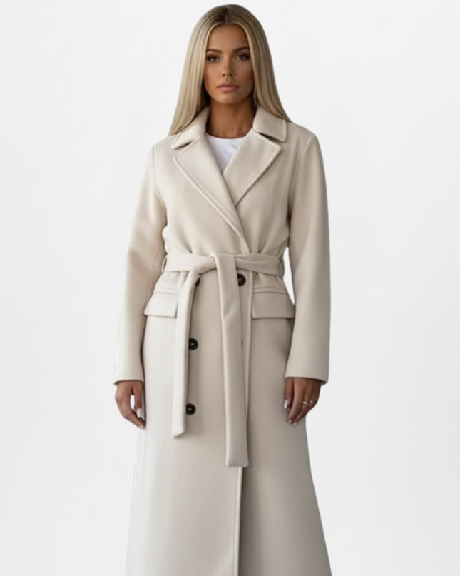Isabelle | Timeless Elegance Trench Coat with Belted Fit