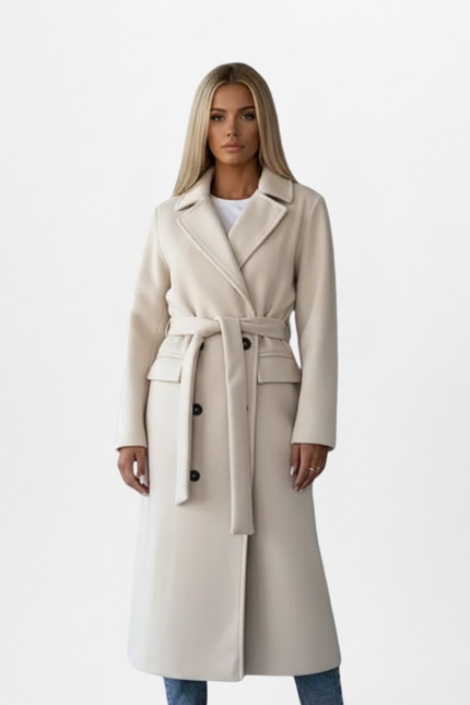 Isabelle | Timeless Elegance Trench Coat with Belted Fit