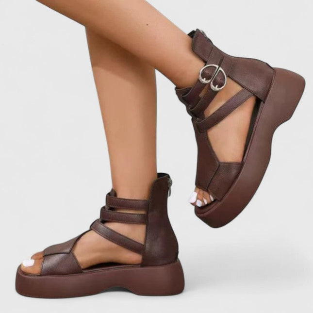 Ivana | Orthopedic Platform Slingback Sandals