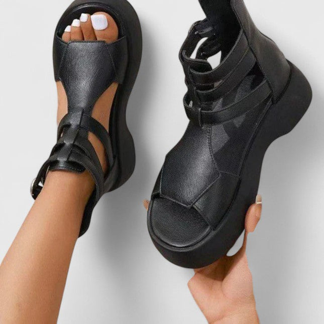 Ivana | Orthopedic Platform Slingback Sandals