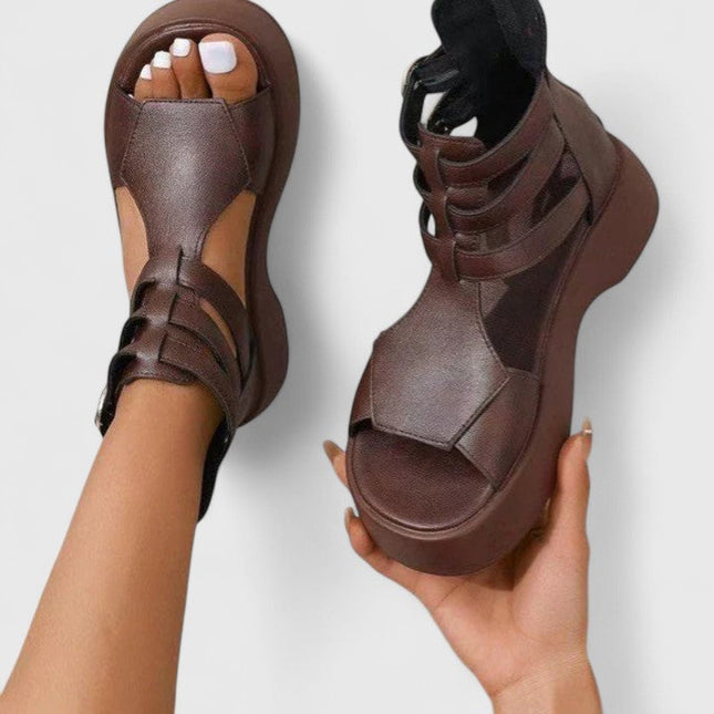Ivana | Orthopedic Platform Slingback Sandals