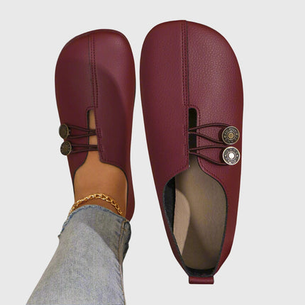 Josephine | Comfort Button Detail Slip-On Shoes