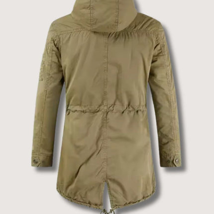 Kaelvric | Men's Overcoat Hooded Utility Multi-Pocket Casual
