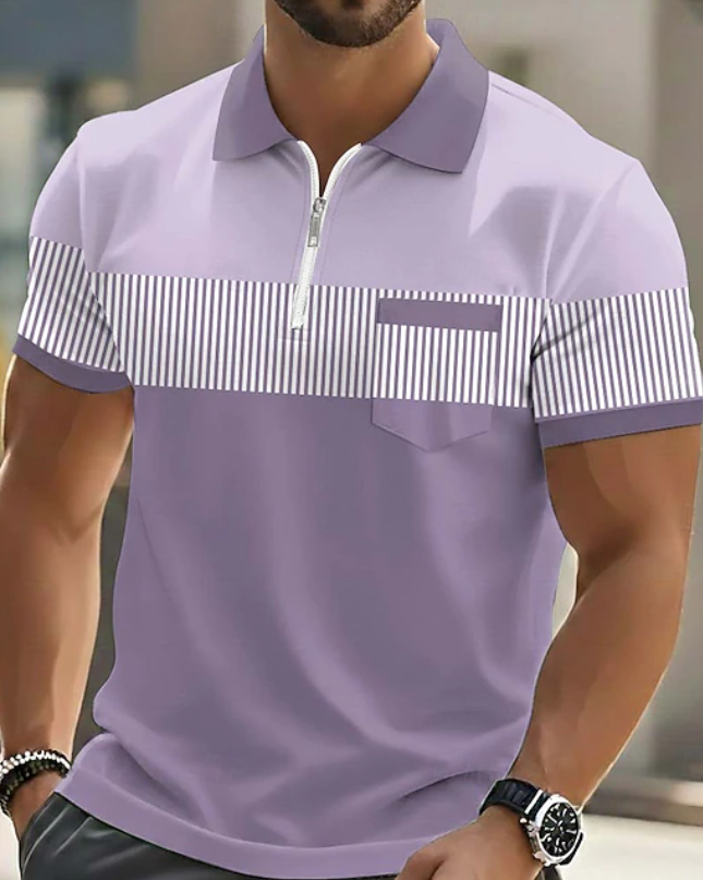 Kestrel | Smart Everyday Men's Zip Polo Shirt