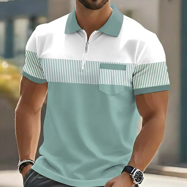 Kestrel | Smart Everyday Men's Zip Polo Shirt