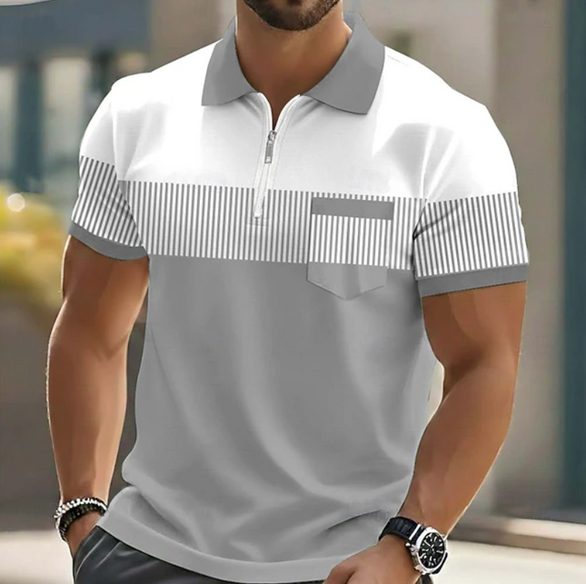 Kestrel | Smart Everyday Men's Zip Polo Shirt