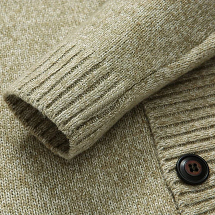 Langford | Men's Double-Breasted Shawl Collar Cardigan