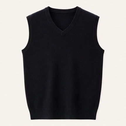 Leander | Men's V-Neck Knit Sweater Vest