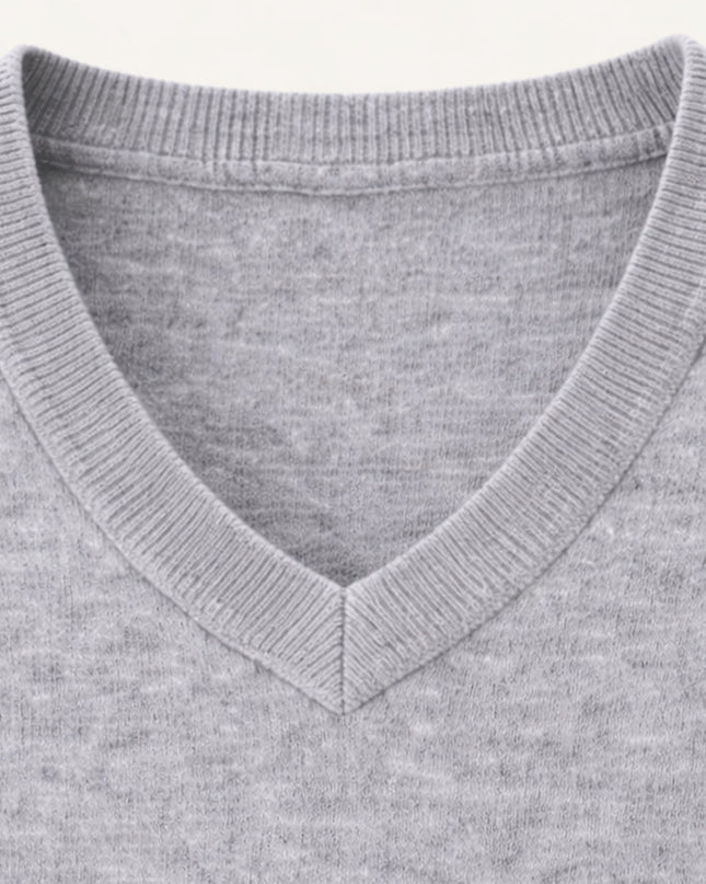 Leander | Men's V-Neck Knit Sweater Vest