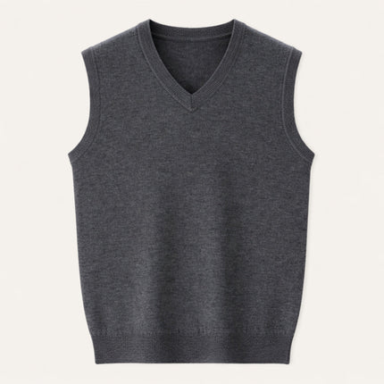 Leander | Men's V-Neck Knit Sweater Vest