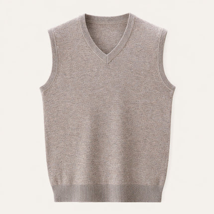 Leander | Men's V-Neck Knit Sweater Vest