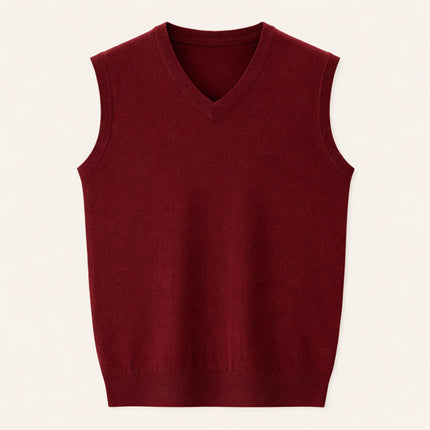 Leander | Men's V-Neck Knit Sweater Vest